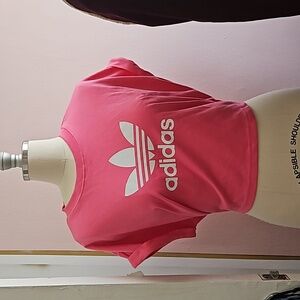 Bubblegum Pink Adidas Jersey Tee